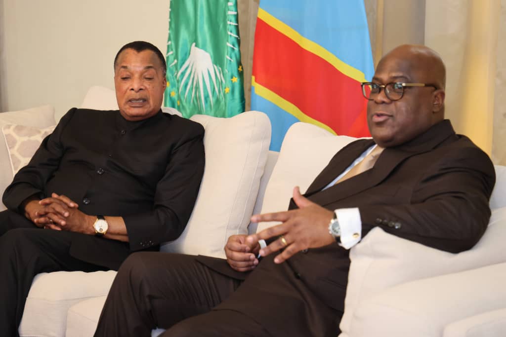 Rdc: Tshisekedi favorable à la facilitation de Sassou-N’Guesso dans la crise à l’Est