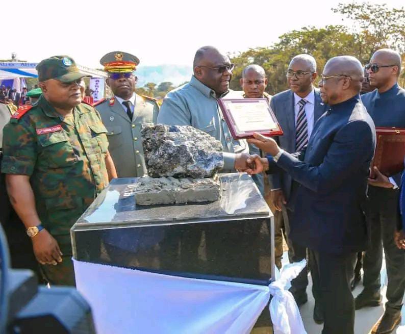 Haut-Katanga : Jean-Pierre Bemba pose la pierre de construction du complexe industriel de l’Afridex