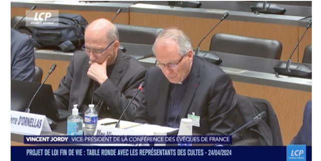 Fin de vie : Les évêques de France auditionnés à l’Assemblée nationale  