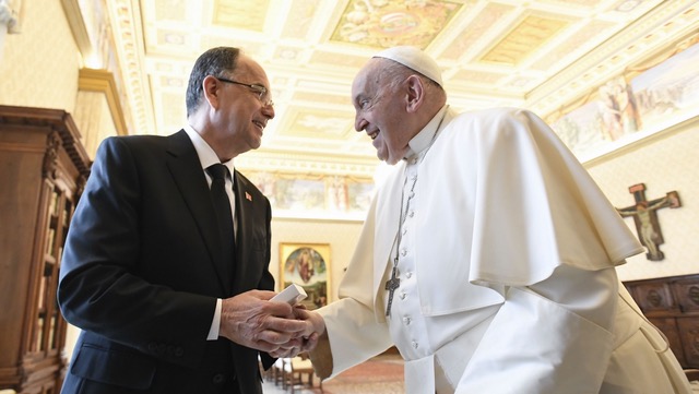 Le pape reçoit le président albanais Bajram Begaj a rencontré pour la 2e fois le Saint-Père au Vatican  