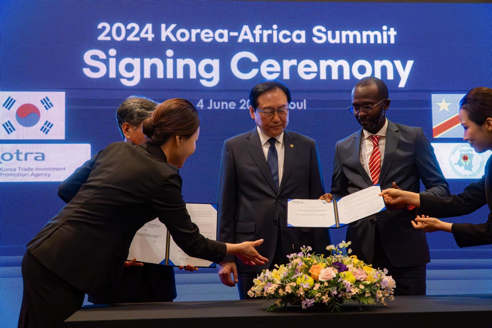 Coopération Rdc-Corée : Kotra et Anapi signent un protocole d’accord pour dynamiser les investissements