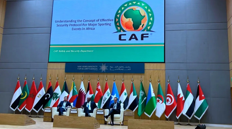La CAF contribue aux discussions sur la sécurité dans le sport à l’occasion du symposium scientifique de l’UNOCT à Riyadh