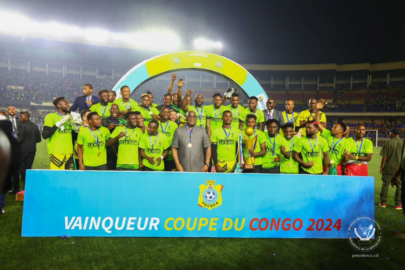Coupe du Congo : Félix Tshisekedi a remis le trophée à l’As Vita Club