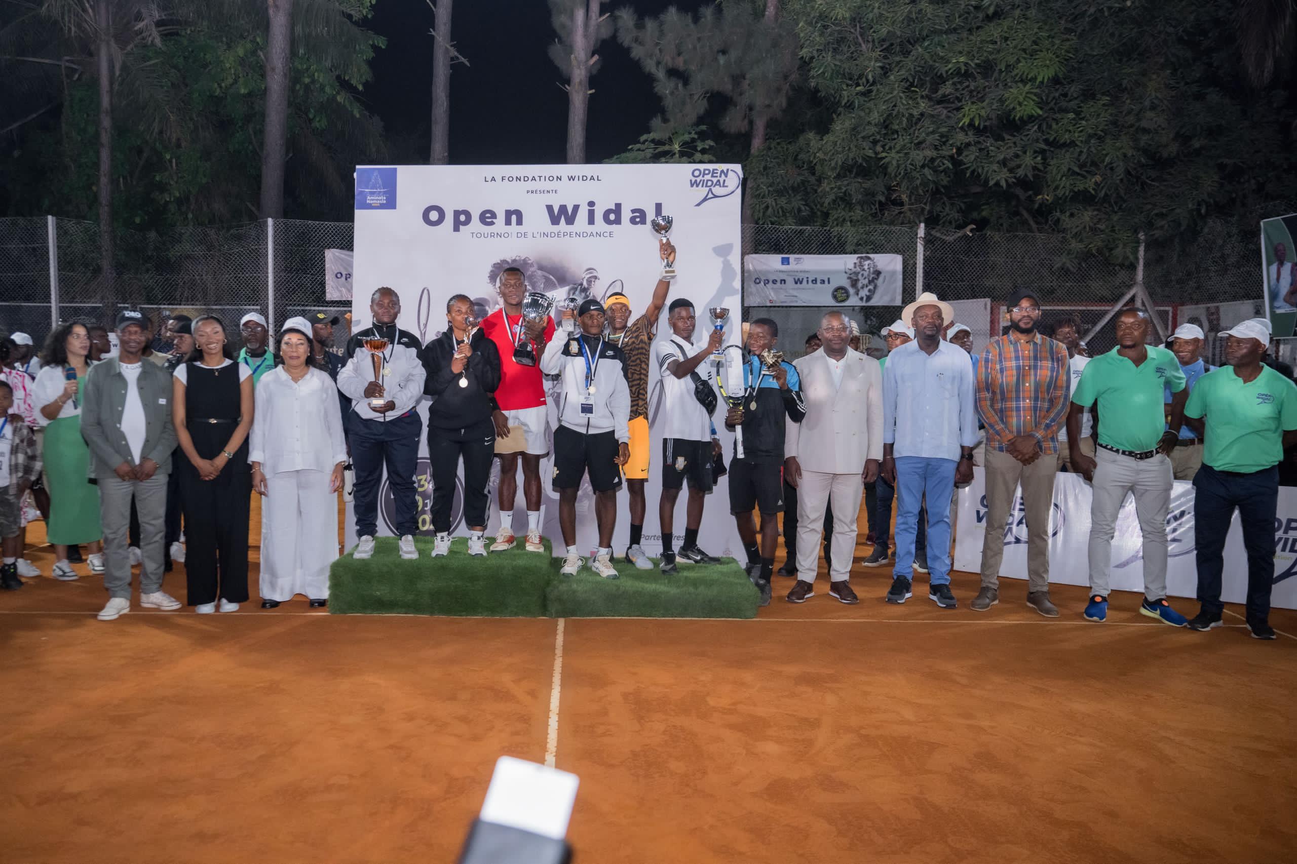 Clôture triomphale du tournoi Open WIDAL : le tennis enflamme Kinshasa