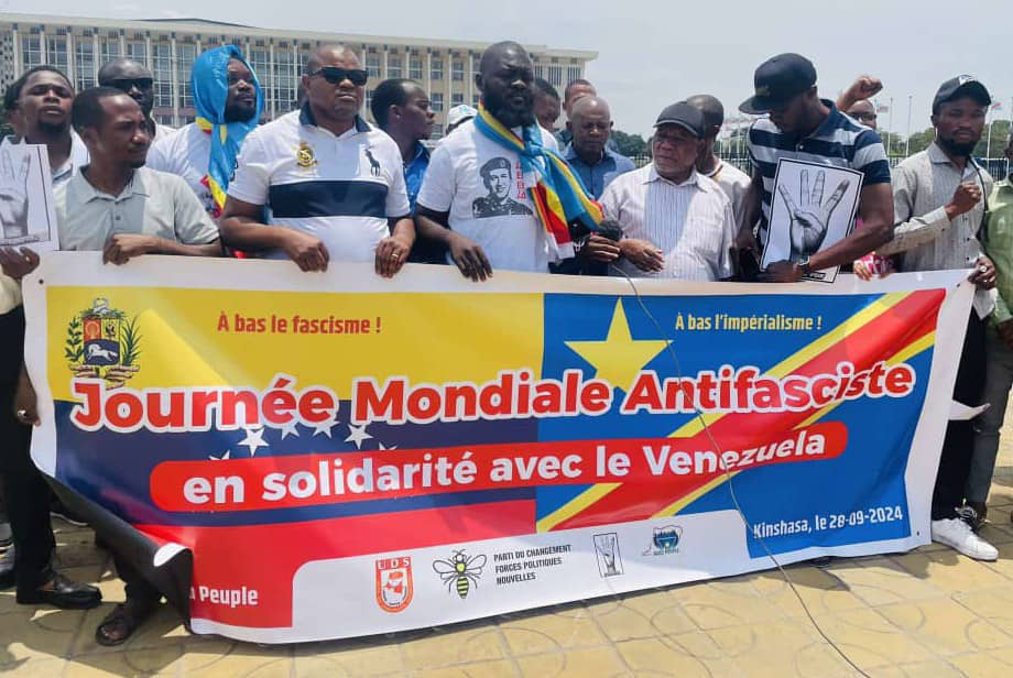 Samedi dernier :  La journée mondiale antifasciste célébrée à Kinshasa