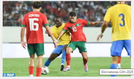 Éliminatoires CAN-2025 (1ère Journée/Gr.B): victoire du Maroc face au Gabon (4-1)