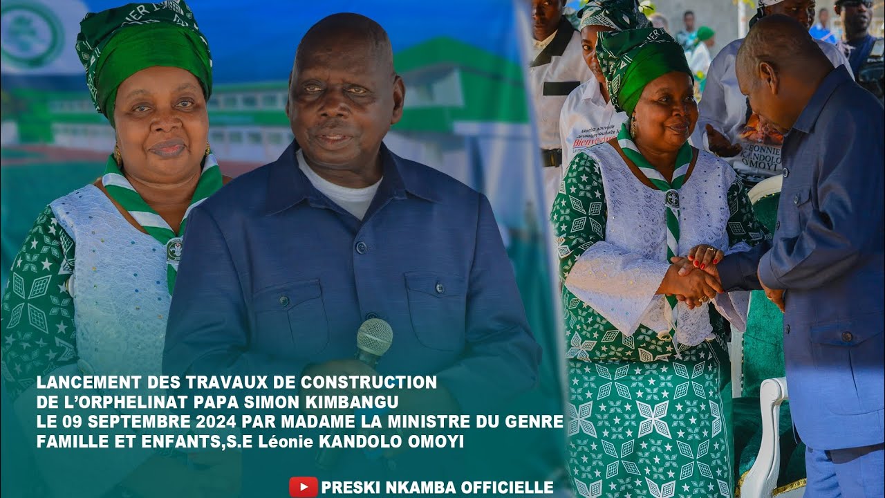 Kongo Central : Lancement des travaux de construction des Orphelinats Papa Simon Kimbangu à Nkamba