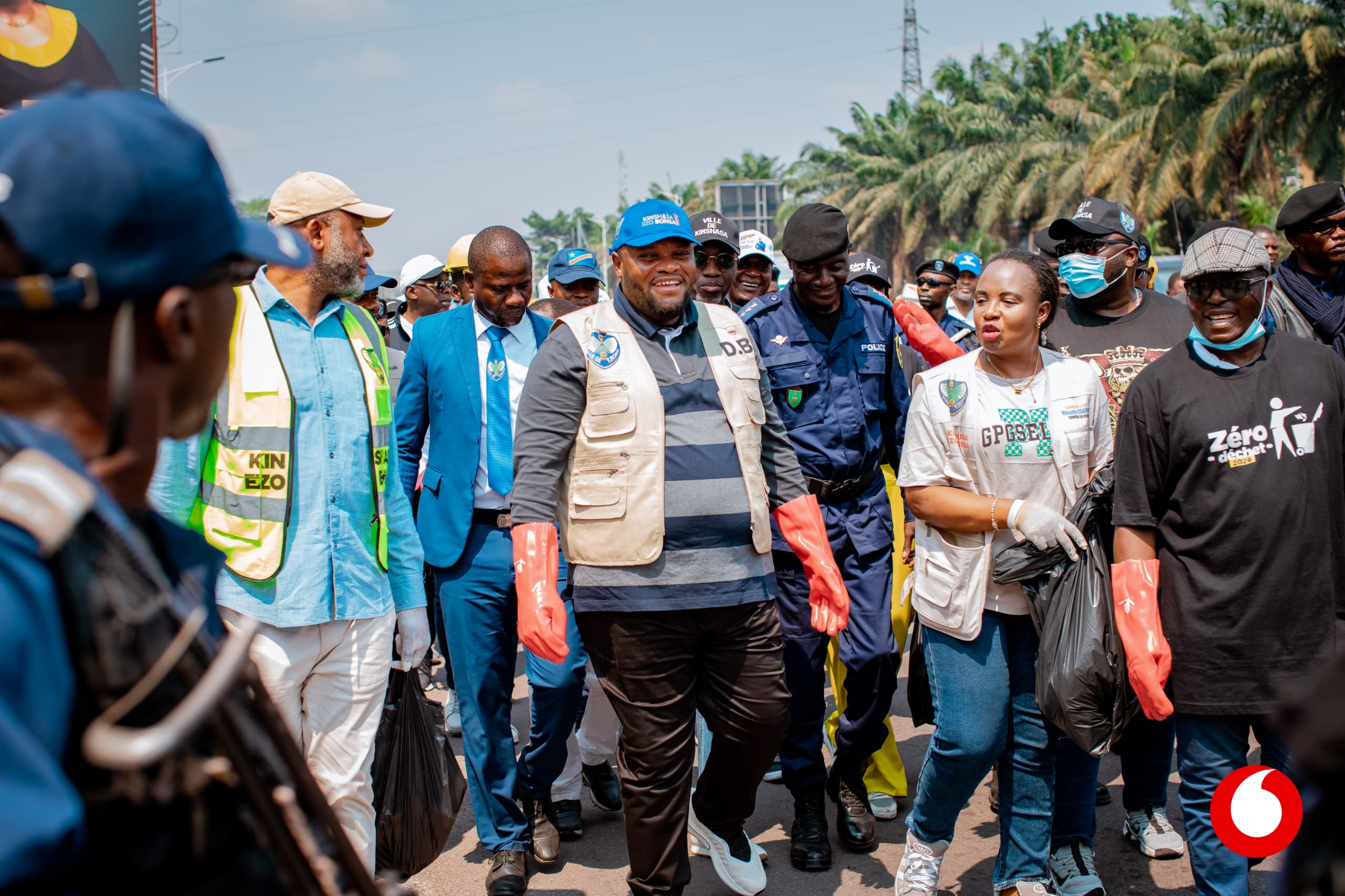 ‘’Vodacom Congo (RDC) S.A soutient le Clean Up Day 2024 à Kinshasa’’   