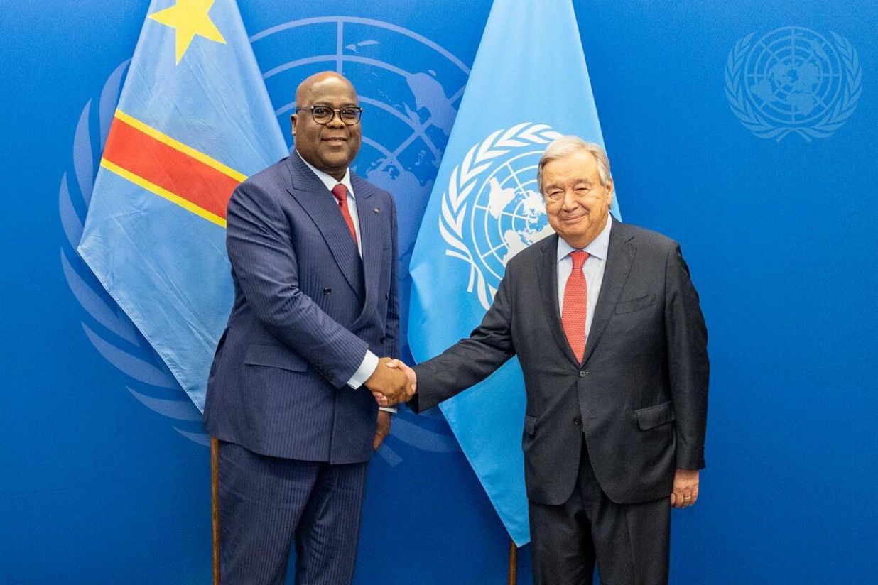 A l’ONU : Félix Tshisekedi échange avec Antonio Guterres