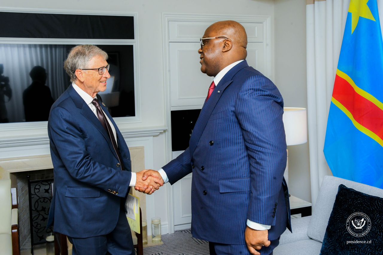 New-York : Félix Tshisekedi reçoit Bill Gates