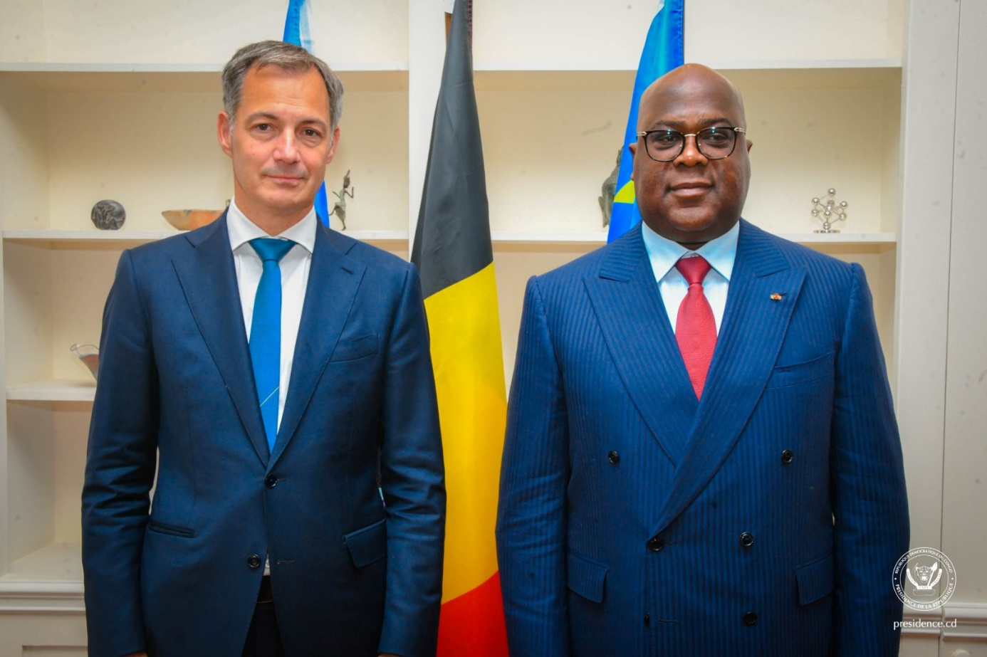 ONU : Félix Tshisekedi échange avec le Premier ministre belge Alexander de Croo