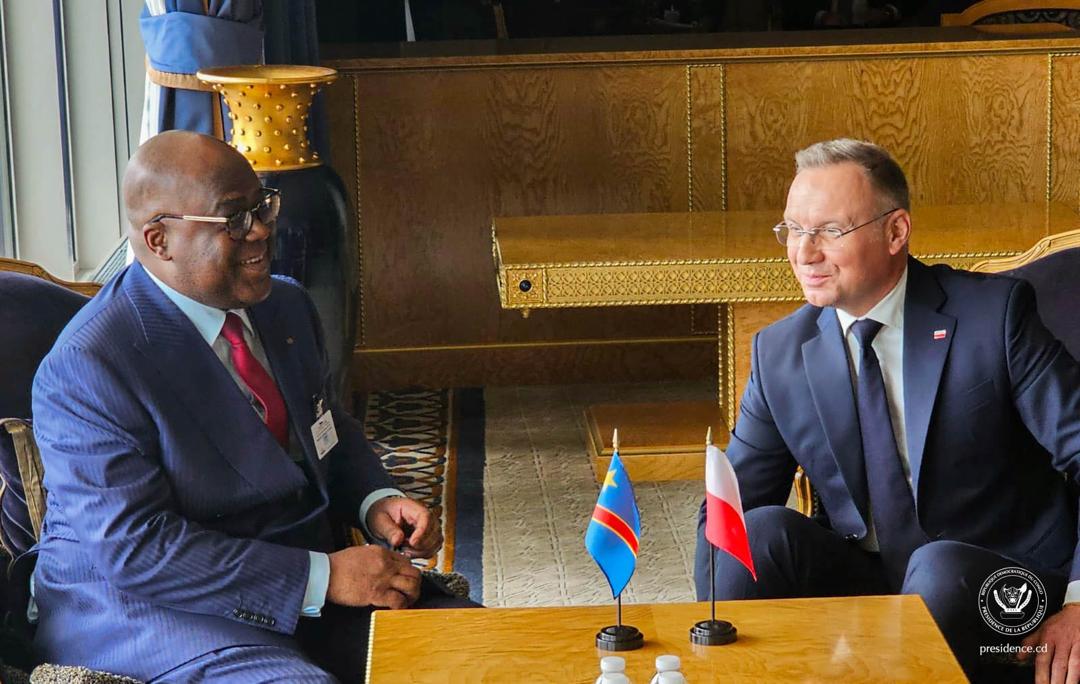 Rdc-Pologne : Félix Tshisekedi a échangé avec Andrzej Duda