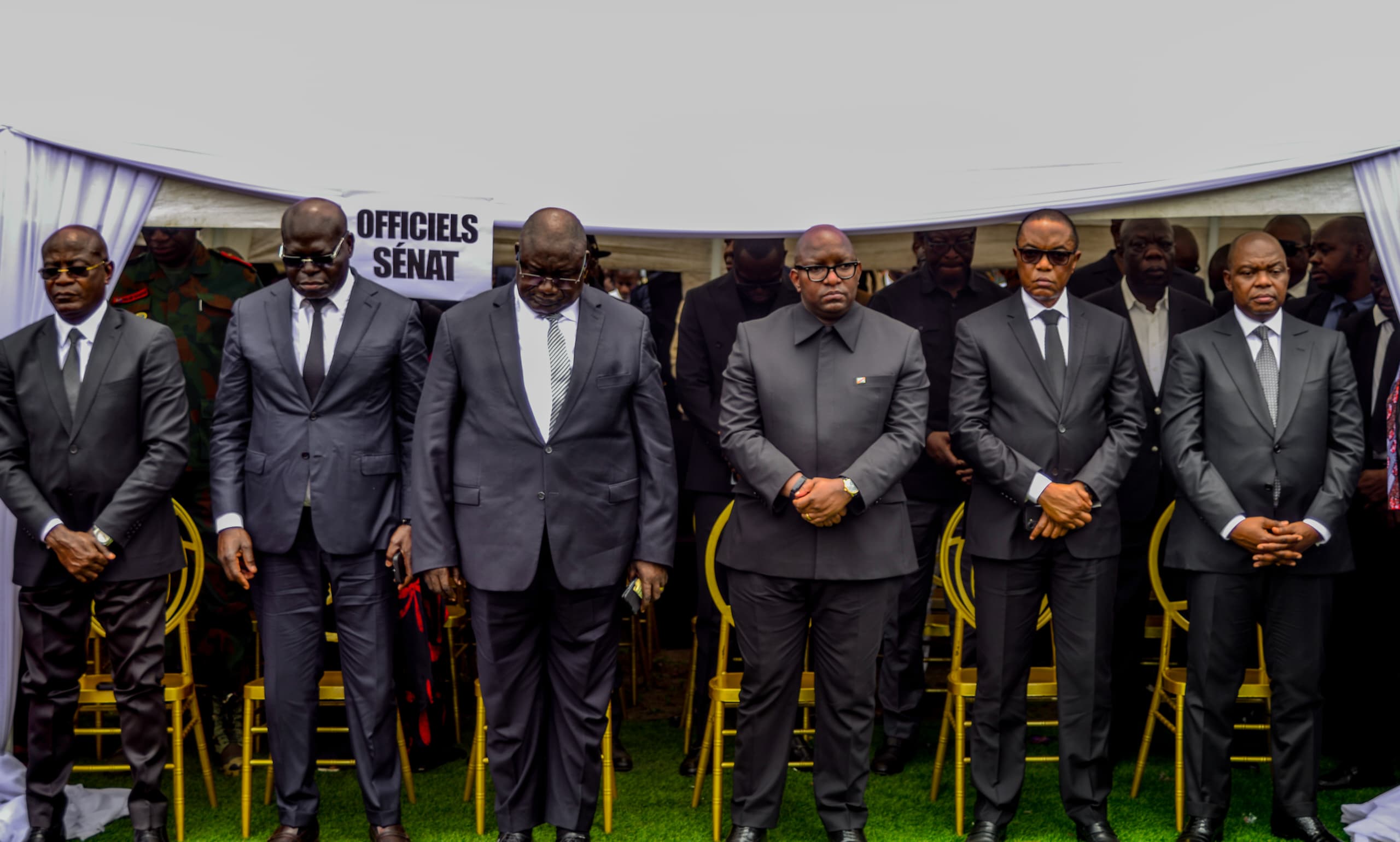 RDC : Le bureau du sénat rend les derniers hommages à l’épouse de leur collègue Claude Bossio Wa Bossio