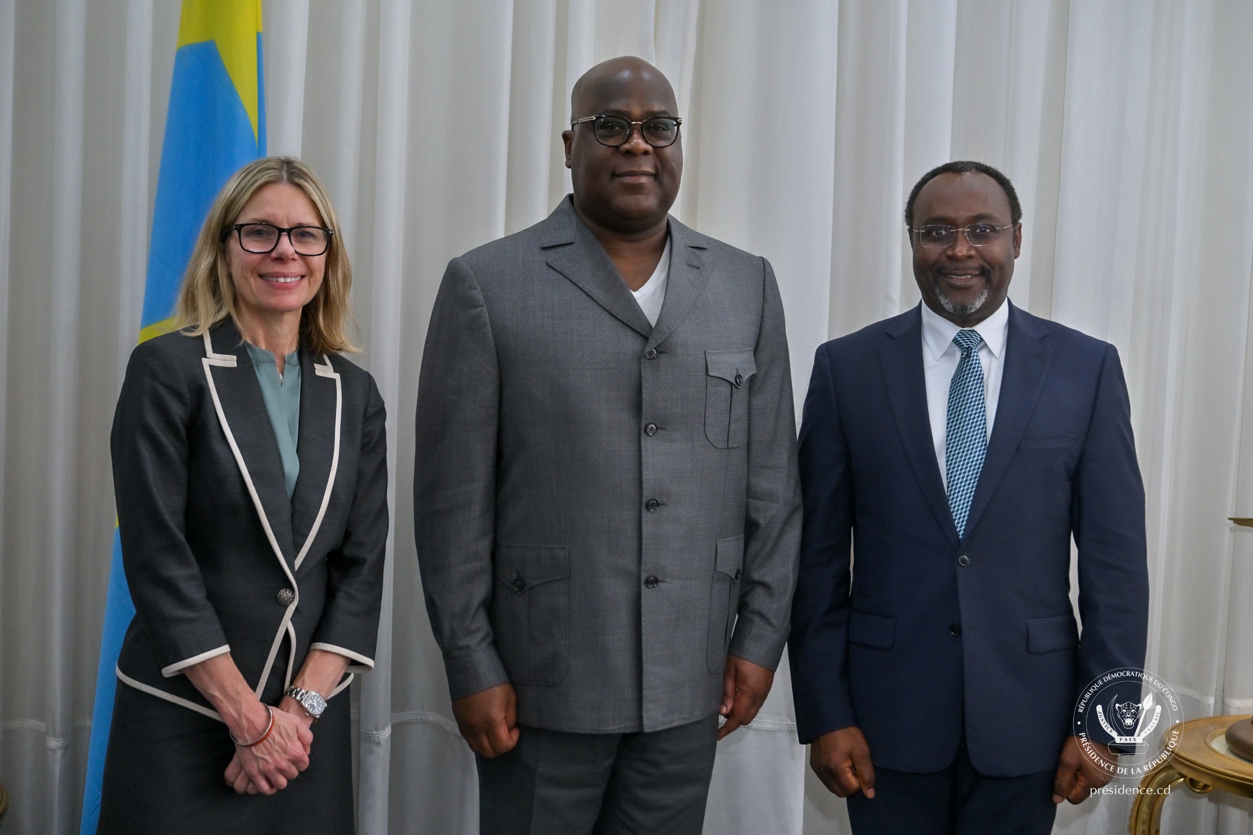 Félix Tshisekedi reçoit Mme Anna Bjerde, DG chargée des Opérations à la Banque mondiale 