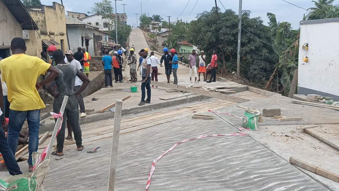 Boma : Fin des travaux de la route “monsieur l’abbé”, sur la place appellée Ntiyuma. 