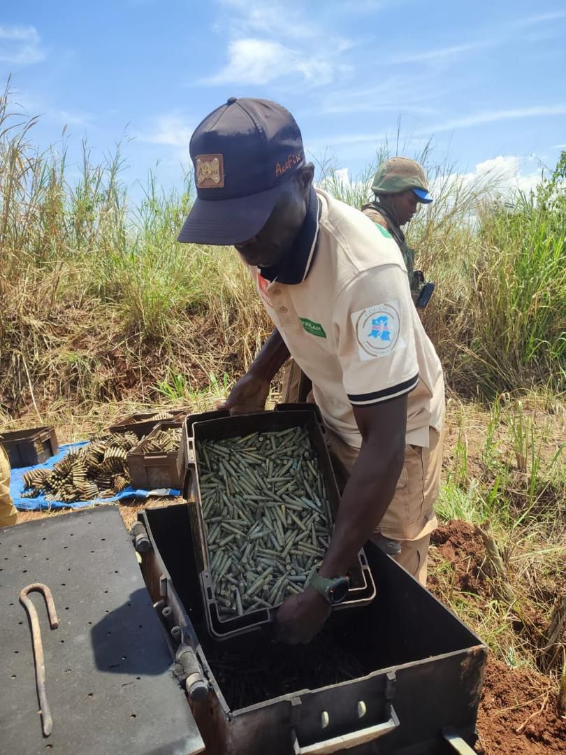 Nord-Kivu : 40 tonnes de munitions inutilisables détruites par la Monusco à Beni 