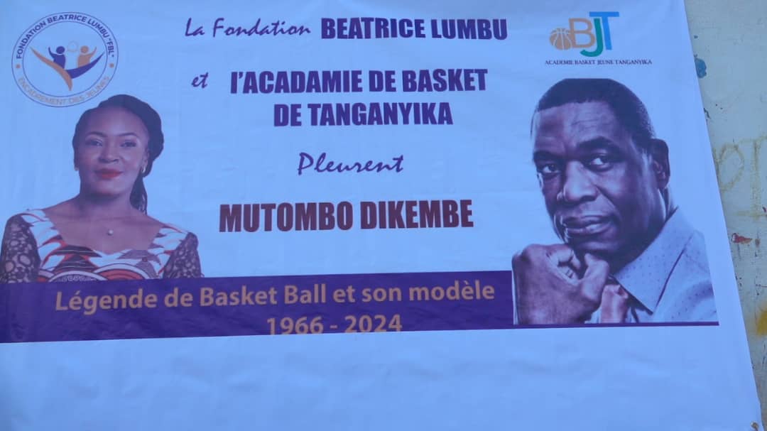 En hommage à Mutombo Dikembe, la Fondation Béatrice Lumbu organise des activités de Basket-ball avec la jeunesse de Kalemie