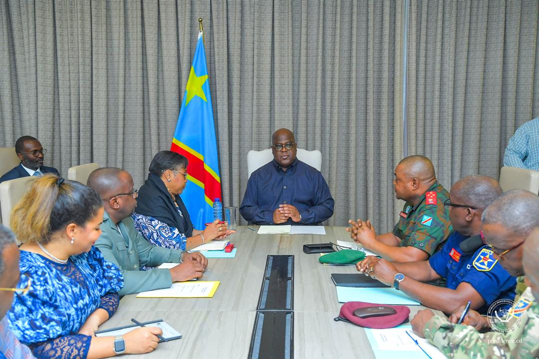 Sécurité : Félix Tshisekedi préside une réunion du Conseil supérieur de la défense élargi