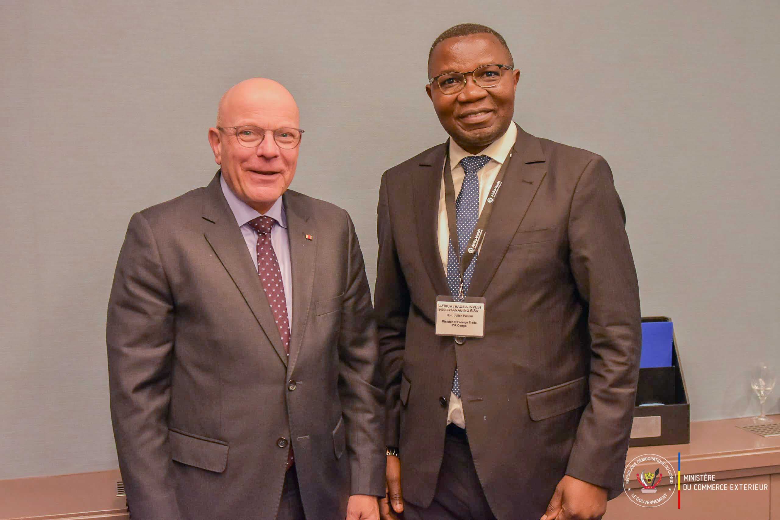 Investissements allemands en Rdc : Julien Paluku échange avec le DG d’Africa Varein 