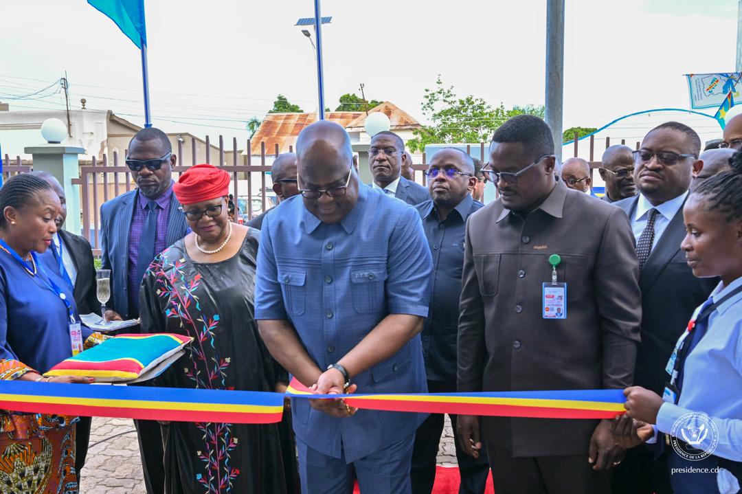 Félix Tshisekedi inaugure l’Agence autonome de la Bcc à Kalemie