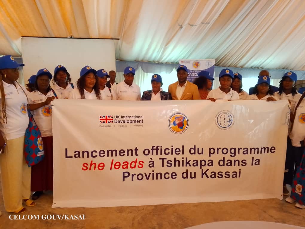 Kasaï : Le Vice-gouverneur lance le programme “She leads”pour renforcer le leadership féminin