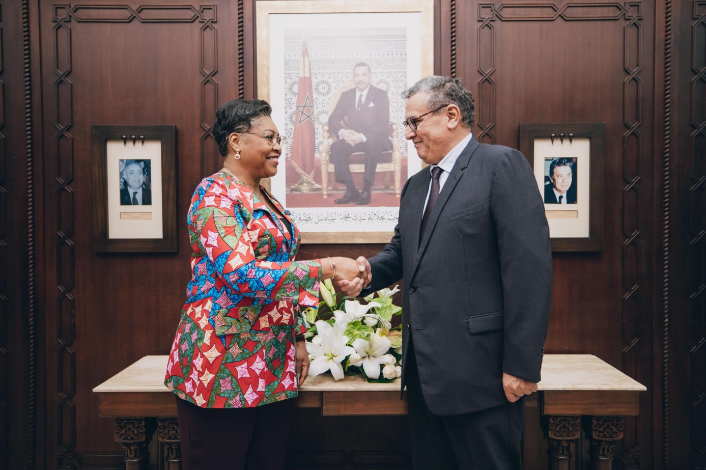 Souveraineté économique:  Judith Suminwa plaide pour un partenariat sud-sud gagnant-gagnant avec le Maroc