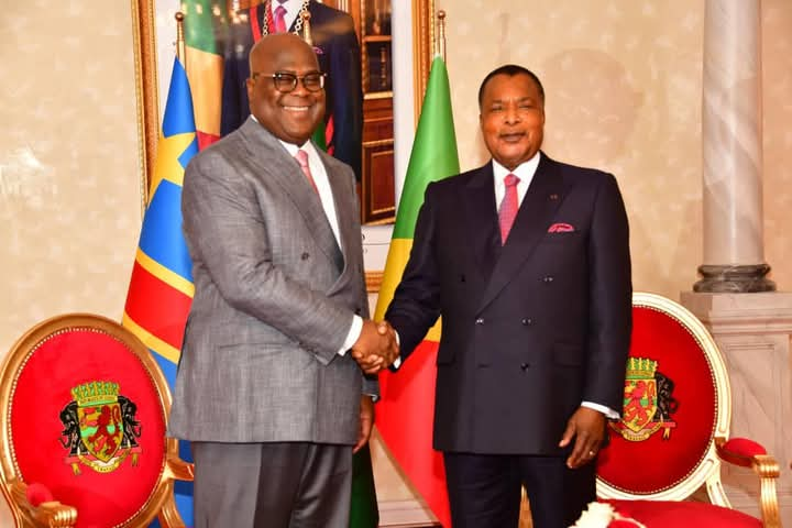 Tête-à-tête Denis Sassou N’Guesso- Félix Tshisekedi 