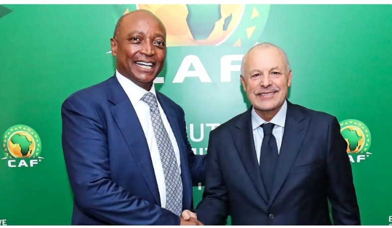 Rencontre entre Dr Patrice Motsepe, le président de la CAF et les nouveaux présidents des associations membres