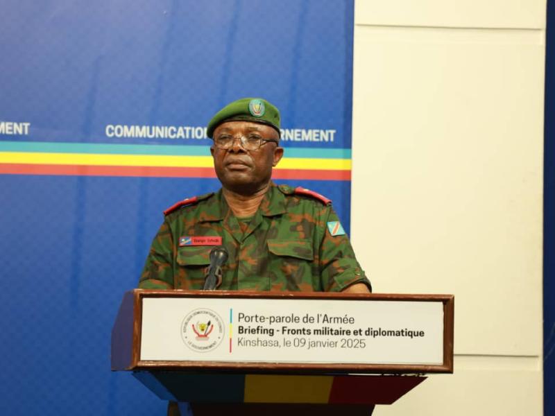 Nord-Kivu : Les FARDC font subir d’énormes pertes en hommes et matériels à la coalition M23-RDF-AFC (Porte-parole FARDC)