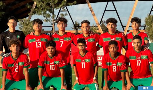 Foot: la sélection marocaine U16 en stage de préparation à Salé