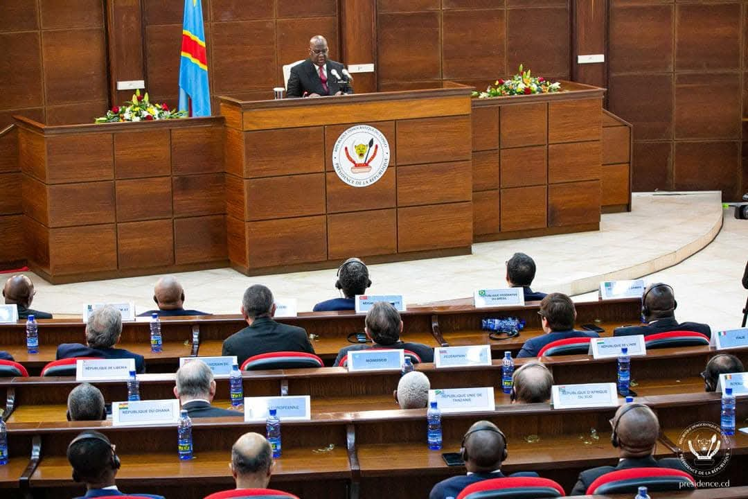 Echange des vœux avec les diplomates : Tshisekedi demande à la Communauté internationale des sanctions contre le Rwanda