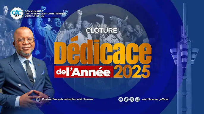 CLOTURE DE LA DEDICACE 2025/ LE PAST FRANÇOIS MUTOMBO VH//DIMANCHE 16 FEV 2025 (2ème jour)