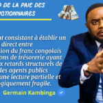 Germain Kambinga démonte le lien établi avec l’appréciation du franc congolais