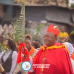 Dimanche des Rameaux célébrée à Kinshasa par le Crdinal Ambongo à la paroisse Pie X