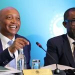 Dr Patrice Motsepe remercie Véron Mosengo-Omba qui quitte son poste de Secrétaire Général   