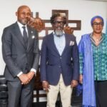 Patrick Muyaya et Yolande Elebe participent à la restitution des travaux de la Bourse Leridon 