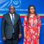 Acacia Bandubola reçoit le ministre centrafricain du développement de l’énergie et des ressources hydrauliques 