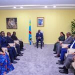 Félix Tshisekedi reçoit les nouveaux dirigeants de la commission de la CEEAC