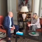 En visite chez Léon Kengo: La diplomate néerlandaise rend hommage à une mémoire vivante de l’État congolais