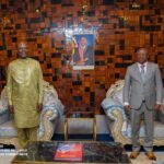 Guy Kabombo en Centrafrique pour le renforcement de la coopération militaire entre la RDC et la RCA 