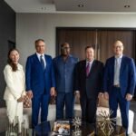 Félix Tshisekedi échange avec Michael Stolzfus, chairman de Dynamic Aviation