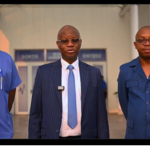 Le Dr Roger Kamba en visite d’évaluation au CHU Cinquantenaire