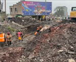 Infrastructures : début effectif des travaux de construction de la traversée sur Kabambare après la fermeture partielle de Kasa-Vubu