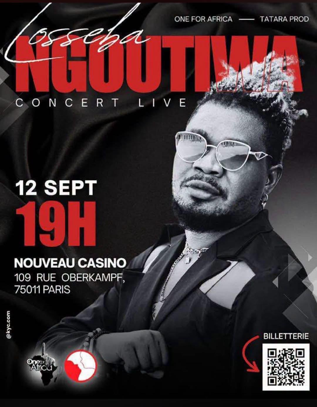 Losséba Ngoutiwa:  Quand une voix de Bangui rencontre Paris   