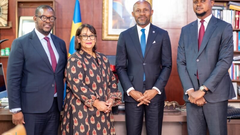 Patrick Muyaya échange avec Baroness Sandip Verma, membre de la Chambre des Lords du Royaume-Uni