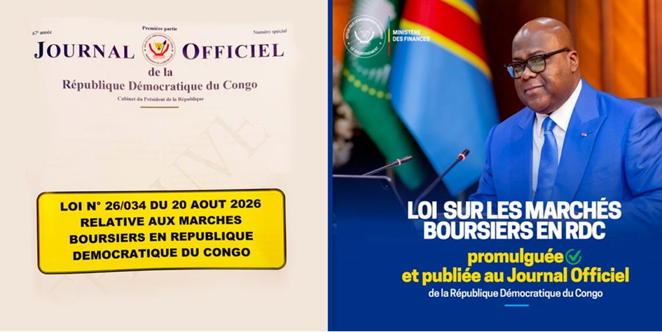 Après le succès historique de l&rsquo;entrée de la République Démocratique du Congo sur les marchés financiers internationaux, la Bourse de Kinshasa arrive !