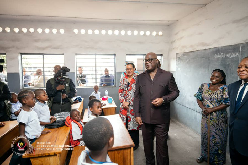 Rentrée scolaire 2026-2027 : le chef de l’Etat visite trois établissements scolaires de la ville-province de Kinshasa
