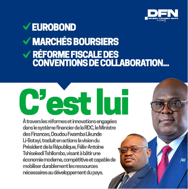 Finances publiques : Doudou Fwamba, une vision de transformation au service du « Peuple d’abord »