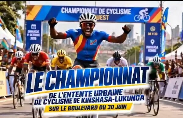 Cyclisme :  L’Entente Urbaine de Cyclisme de Kinshasa/Lukunga organise son championnat Samedi 17 et dimanche 18 octobre