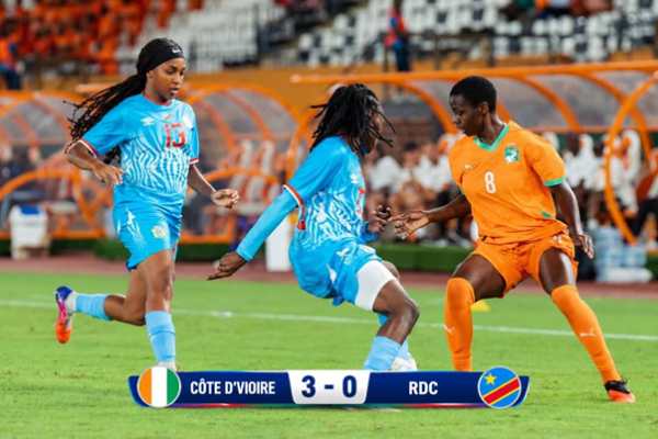 Football/Eliminatoires J.O Los Angeles 2026 : Les Léopards dames sont tombées 0-3 mardi à Abidjan face aux Eléphants de la Côte D’Ivoire